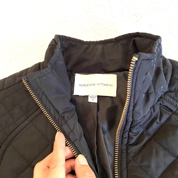 Adrienne Vittadini Women's Black Sleeveless Full Zip Vest Jacket Size Small. - Picture 2 of 8